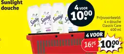 Kruidvat Sunlight douche aanbieding