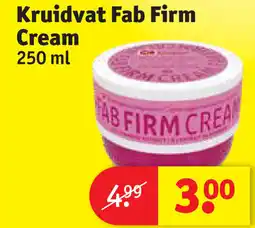 Kruidvat Kruidvat Fab Firm Cream aanbieding