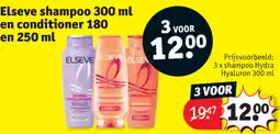 Kruidvat Elseve shampoo en conditioner aanbieding