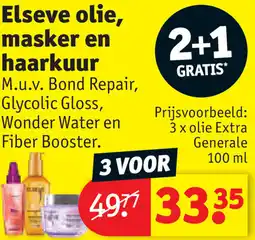 Kruidvat Elseve olie, masker en haarkuur aanbieding