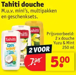 Kruidvat Tahiti douche aanbieding