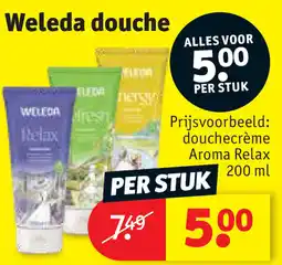 Kruidvat Weleda douche aanbieding