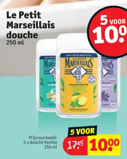 Kruidvat Le Petit Marseillais douche aanbieding
