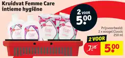 Kruidvat Kruidvat Femme Care intieme hygiëne aanbieding