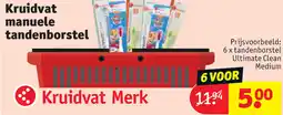 Kruidvat Kruidvat manuele tandenborstel aanbieding