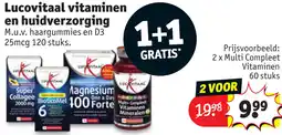 Kruidvat Lucovitaal vitaminen en huidverzorging aanbieding