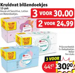 Kruidvat Kruidvat billendoekjes aanbieding