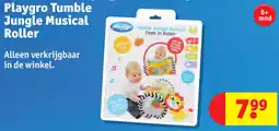 Kruidvat Playgro Tumble Jungle Musical Roller aanbieding