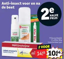 Kruidvat Anti-insect voor en na de beet aanbieding