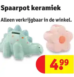 Kruidvat Spaarpot keramiek aanbieding