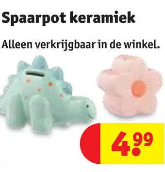 Kruidvat Spaarpot keramiek aanbieding
