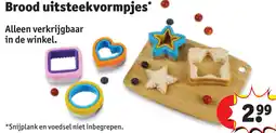 Kruidvat Brood uitsteekvormpjes aanbieding