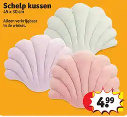 Kruidvat Schelp kussen aanbieding