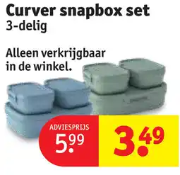 Kruidvat Curver snapbox set aanbieding