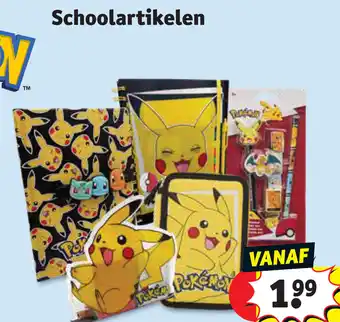Kruidvat Schoolartikelen aanbieding