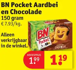 Kruidvat BN Pocket Aardbei en Chocolade aanbieding