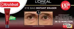 Kruidvat L'oréal eye bag instant eraser aanbieding