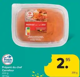 Carrefour Market Préparé du chef Carrefour aanbieding