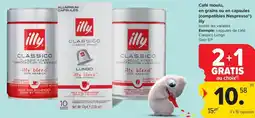 Carrefour Market Illy Café moulu, en grains ou en capsules (compatibles Nespresso®) aanbieding