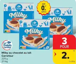 Carrefour Market Milky au chocolat au lait Carrefour aanbieding