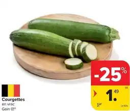 Carrefour Market Courgettes en vrac aanbieding