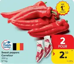 Carrefour Market Sweet peppers Carrefour aanbieding