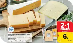 Carrefour Market Assortiment de fromages à prix ronds Carrefour aanbieding