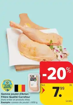 Carrefour Market Gamme poulet d'Antan Filière Qualité Carrefour aanbieding
