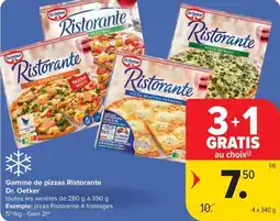 Carrefour Market Dr. Oetker Gamme de pizzas Ristorante aanbieding