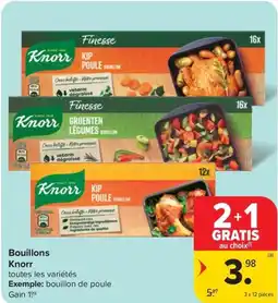 Carrefour Market Knorr Bouillons aanbieding