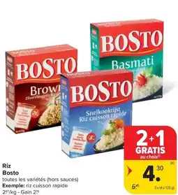 Carrefour Market Bosto riz aanbieding