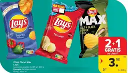 Carrefour Market Lay's Chips Flat et Max aanbieding