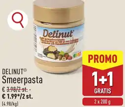 ALDI DELINUT Smeerpasta aanbieding