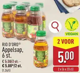 ALDI Rio d'oro Appelsap, 6 st. aanbieding