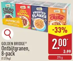 ALDI Golden bridge Ontbijtgranen, 8-pack aanbieding