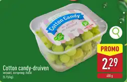 ALDI Cotton candy-druiven aanbieding