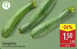 ALDI Courgettes aanbieding