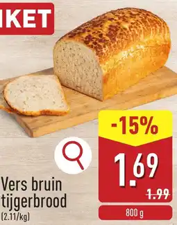 ALDI Vers bruin tijgerbrood aanbieding