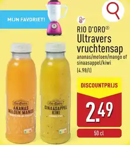 ALDI Rio d'oro Ultravers vruchtensap aanbieding