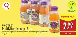 ALDI Rio d'oro Multivitaminesap aanbieding