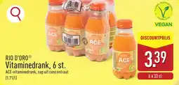 ALDI Rio d'oro Vitaminedrank aanbieding