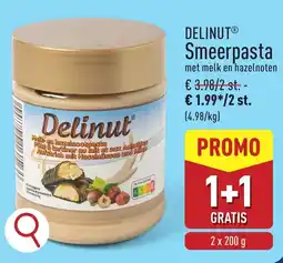 ALDI Delinut Smeerpasta aanbieding