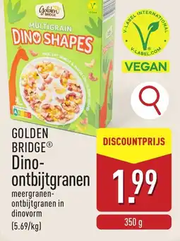 ALDI Golden bridge Dino-ontbijtgranen aanbieding