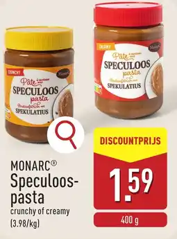 ALDI Monarc Speculoospasta aanbieding