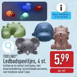 ALDI Toylino Ledbadspeeltjes aanbieding