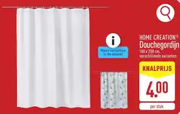 ALDI Home creation Douchegordijn aanbieding