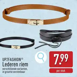 ALDI Up2fashion Lederen riem aanbieding