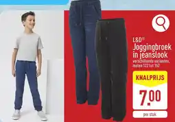 ALDI L&D Joggingbroek in jeanslook aanbieding