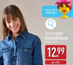 ALDI Up2fashion Denimblouse aanbieding