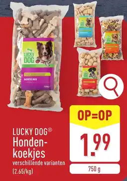 ALDI Lucky dog Hondenkoekjes aanbieding